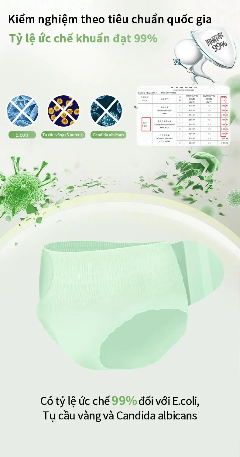 Băng vệ sinh dạng quần 10 miếng Ngải Tây