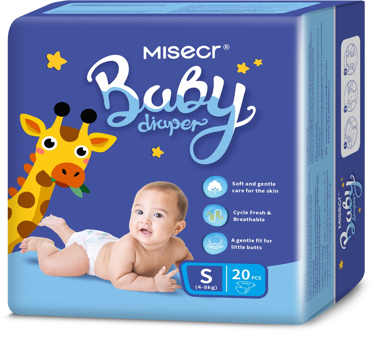 Hướng dẫn cách dùng tã dán cho bé với 7 bước đơn giản